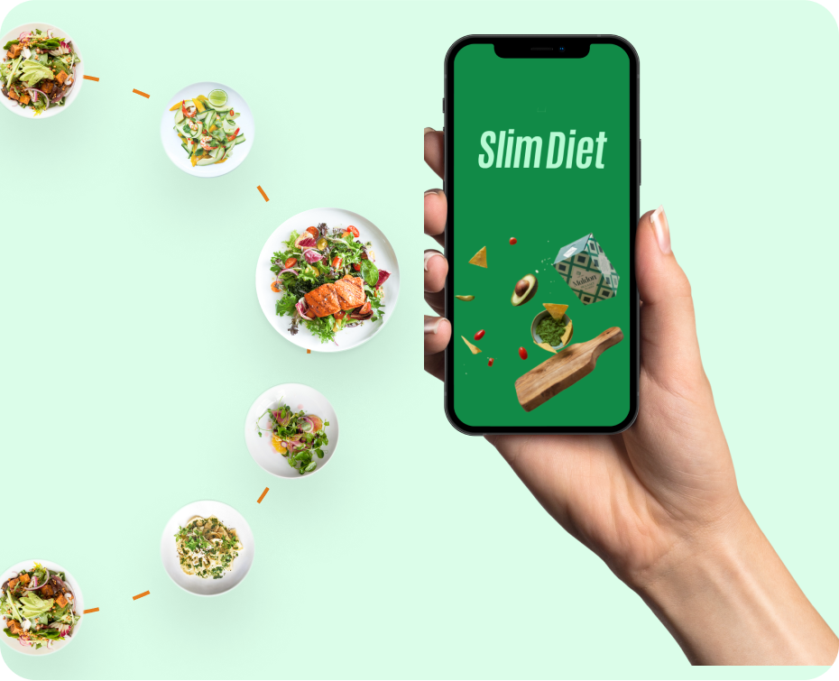 Healthy salad for weight loss by Slimdiet